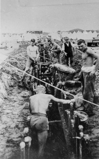 Army Camp at Foxton Racecourse