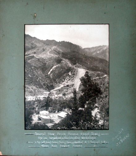 Another view of Mangaore Powerhouse construction site, 1922