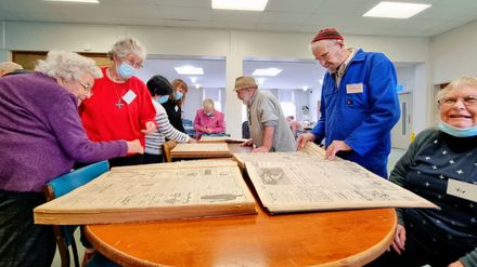 Libraries Horowhenua outreach to the Levin Baptist Adult Day Centre
