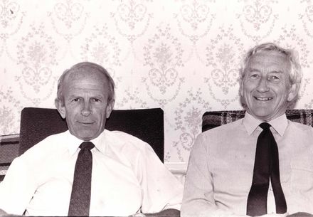 Mr Mitchell and Mr Tuohy - Teachers at Manawatu College, 1980's-90's