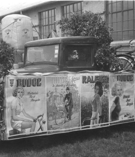 Cochran Cycles - Centennial Parade Float, 1955