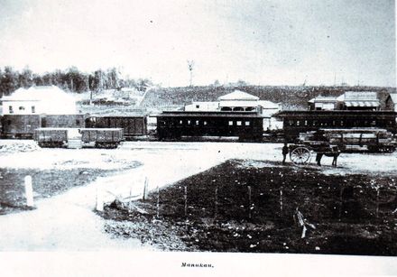 Manakau - on the Wellington-Manawatu Railway Line, early 1900's