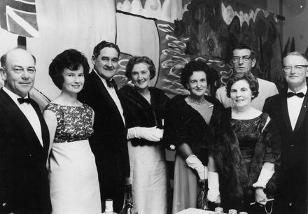 Official Party, Levin Lions Club annual ball, 1969