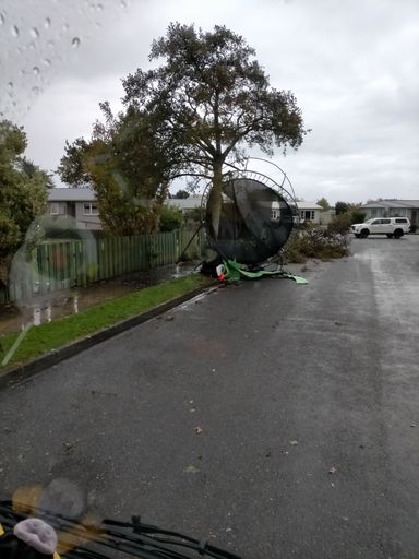 Tornado damage - Stirling Street, Levin