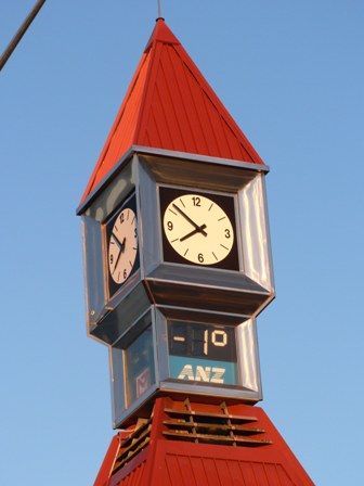 The Levin Post Office clock.