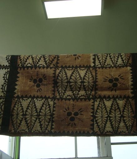 Tapa cloth on display at Levin Library 2
