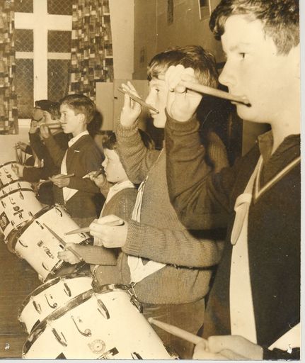 Levin Municipal Band, new Drum Corps, 1969