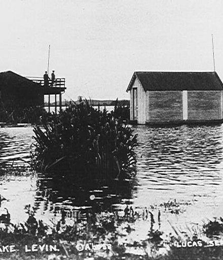Boathouse, Lake Horowhenua, c.1913