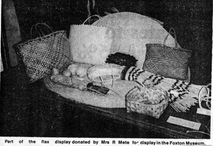 Maori Craft Flax Display, 1980