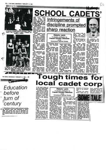 School Cadets Training - Model Exercise