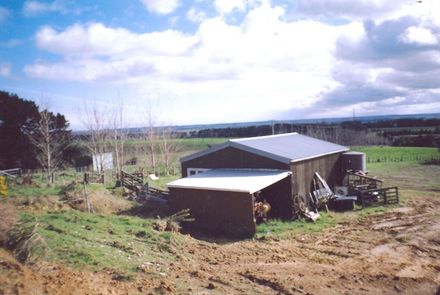 Remnants of haybarn used to build new shed - Resource cover image