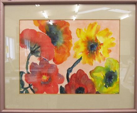 Flower Study by Cedric Harris Watercolour $45 - Resource cover image