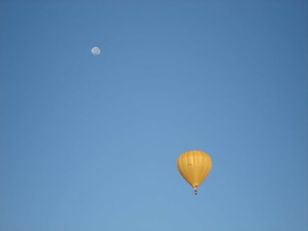 Friday Morning - Yellow balloon and the Moon - Resource cover image