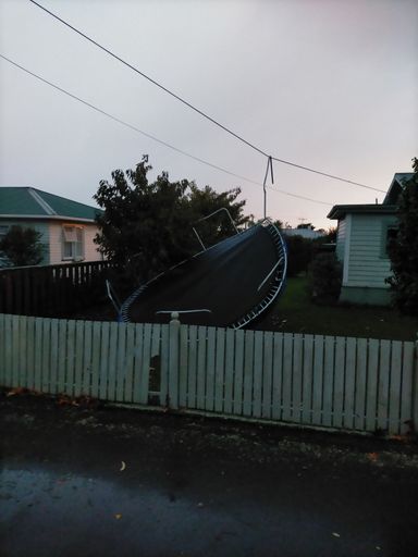 Tornado damage - Stirling Street, Levin