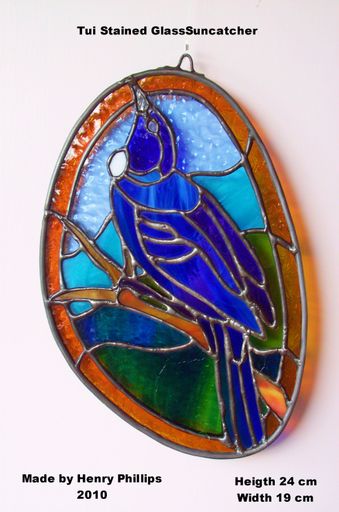 Tui Stained Glass Suncatcher