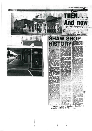 Shaw Shop History - Resource cover image