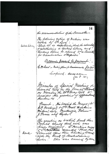 Minutes of 4th Council Meeting 28 May 1906 - Resource cover image