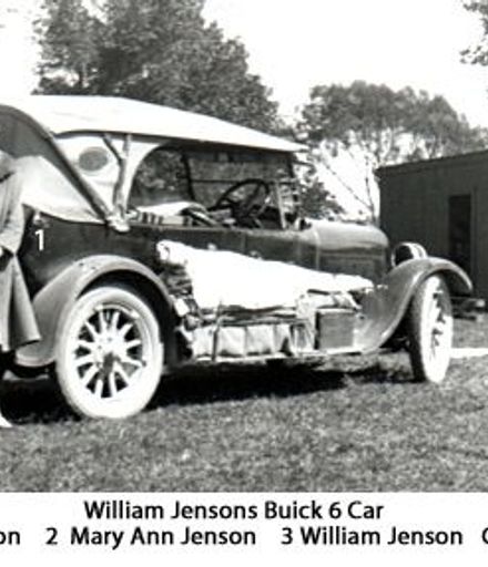 Willam and Mary Jenson with Buick 6 car circa 1930s