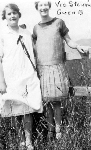 Victoria Stewart (left) and Gwen Brown (right)