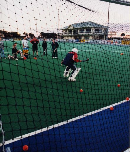 Coaching at the Levin Hockey Turf