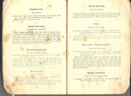 Pages 68 and 69 - Horowhenua Cookery Book - Resource cover image