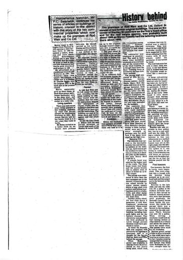 History behind modern frontage