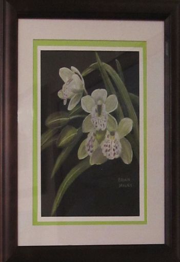 Green Orchids by Brian Haley Pastel $125 - Resource cover image