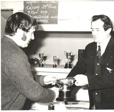 Weraroa Cricket Club awards presentation