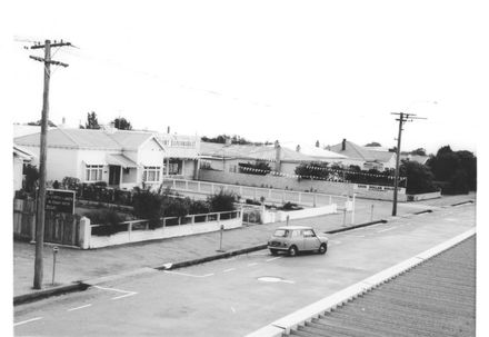 Bath St., looking southwest from Public Library, 1969