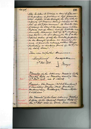 Meeting 58 - 17 February 1908 - Resource cover image