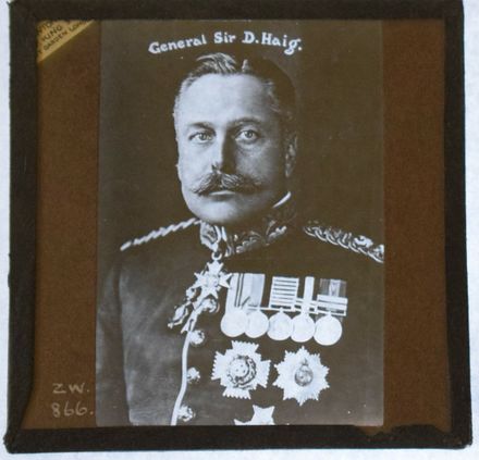 General Sir Douglas Haig- Magic Lantern Slides