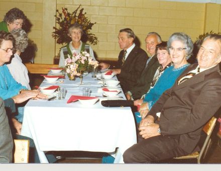 Guests at the 40th anniversary celebration dinner for the Manakau Branch of the Women's Division of Federated Farmers.