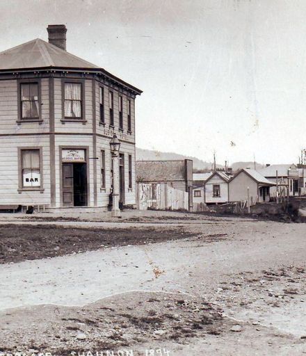Plimmer Terrace looking south from Albion Hotel, 1894
