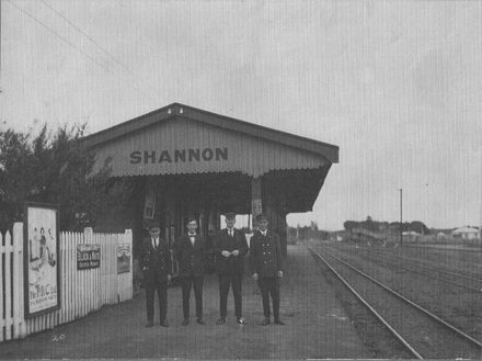 Shannon Railway Station with 4 employees on platform - Resource cover image