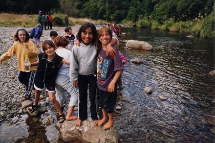 Levin Primary School pupils at Tokomaru
