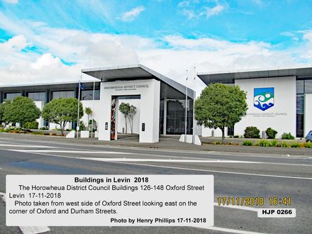 The Horowhenua District Council Buildings at 126- 148 Oxford Street levin 2018 - Resource cover image
