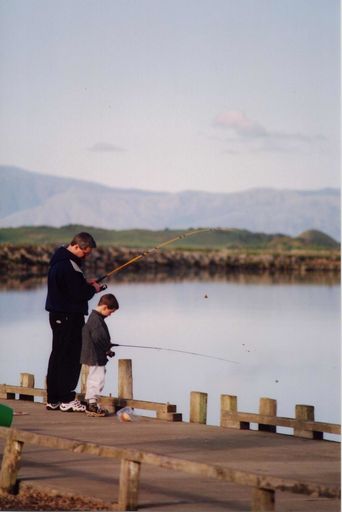 Fishing at Foxton