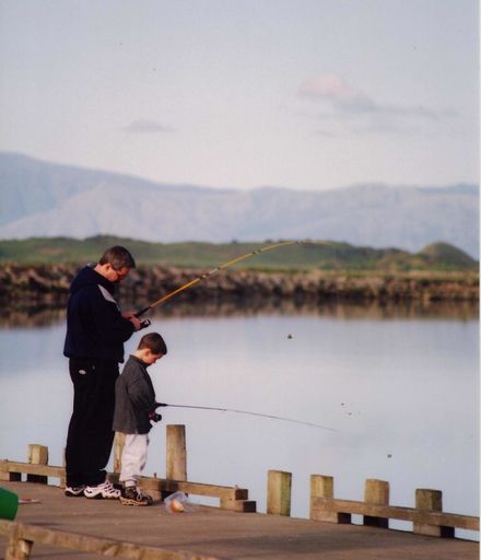 Fishing at Foxton