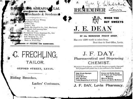 Pages 2 and 3 - Horowhenua Cookery Book