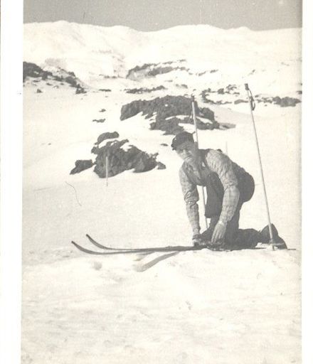 Man on Ski-field