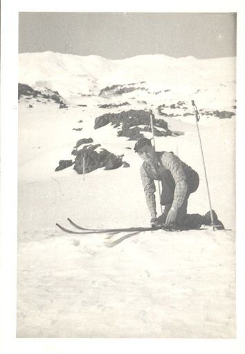 Man on Ski-field