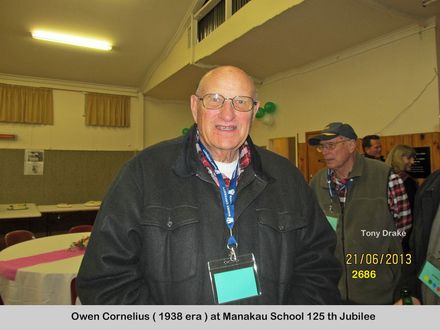 Owen Cornelius at Manakau School 125 th Jubilee