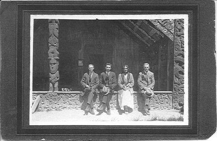 Thomas Henry Clark and others at Rotorua