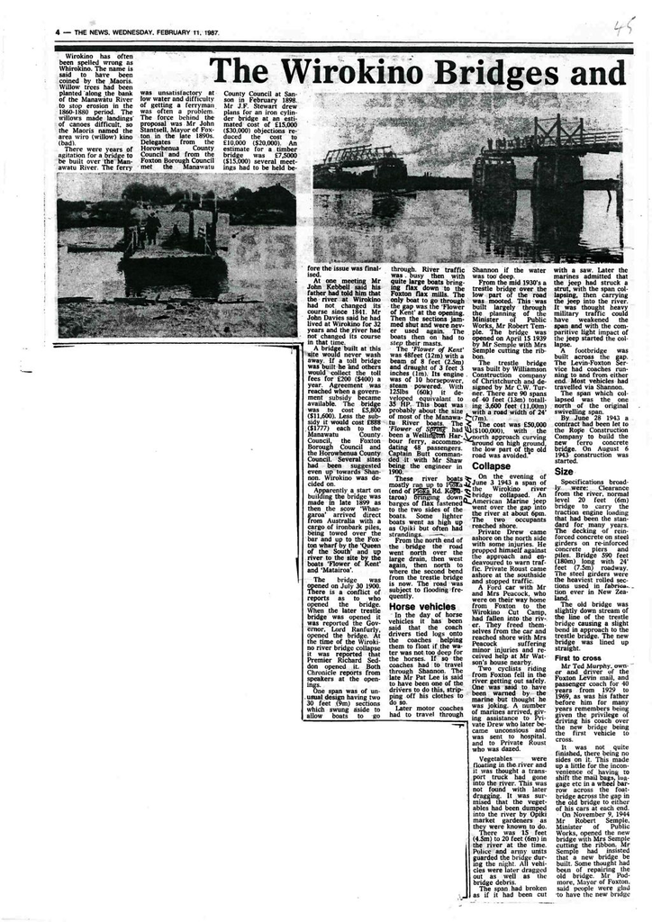 The Wirokino Floodway - Resource cover image