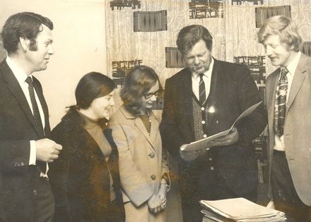 University extension course students discuss survey results - Resource cover image