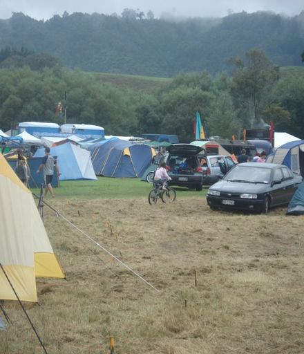 Camping at the Festival another view