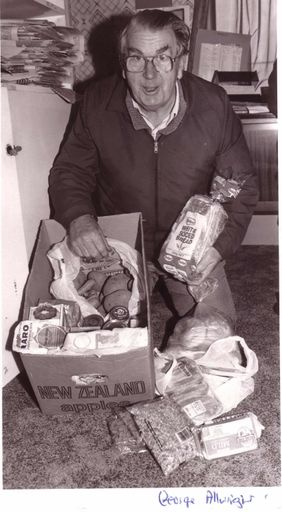 George Allwright, Salvation Army Foodbank, 1980's-90's