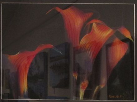 Calla Lilies by Laurie Carlisle Pastel $225 - Resource cover image