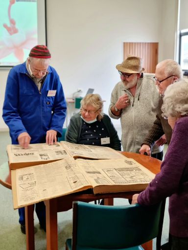 Libraries Horowhenua outreach to the Levin Baptist Adult Day Centre