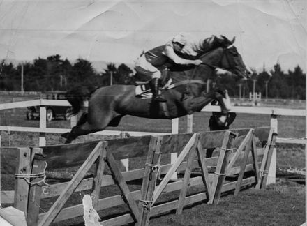 Hurdle Jumper at Foxton Racecourse